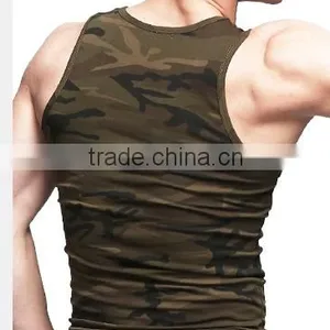 2015 Latest Design Mens Cotton Camo Vest thumbnail-6