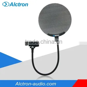 Alctron MA019B Metal Microphone Pop Filter, Pop Shield, Pop Screen, Studio Mic Screen thumbnail-1