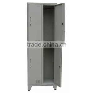 2 Tier 4 Compartment Steel 4 Door Lockers With Feet thumbnail-1
