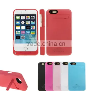 3200mAh External Rechargeable Backup Pack Battery Charger Case For IPhone 6 6s thumbnail-1