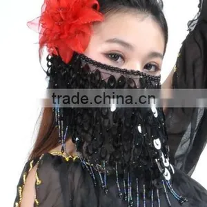 SWEGAL Belly Dance Costume Belly Dance Decoration Yashmak Veil thumbnail-1