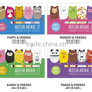 Lovely Fat Animal Bookmark Post Message Note Posted the Memo Note PN6395 thumbnail-4