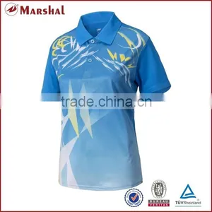 Wholesale Thailand Quality Grade Original Sublimation Badminton Jersey thumbnail-3