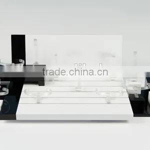Table Top Lacquer Wooden Watch Display Stand Custom Color thumbnail-1