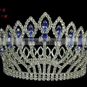 Hot Sale Patriotic Rhinestone Beauty Tiara thumbnail-1