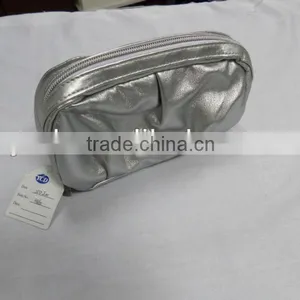 Silver Pvc Cosmetic Bags With Zipper 2015 thumbnail-1