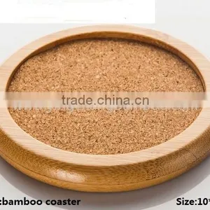 Small Non-slip Bamboo Cup Mat thumbnail-1