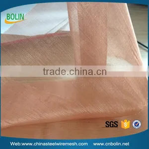 China 150 Micron Fine Copper Filter Mesh / Copper Weave Wire Mesh Tape thumbnail-2