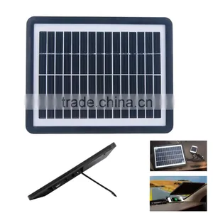 18v 6w Emergency Solar Battery Charger for Laptop Car Jumper Mobile Phone thumbnail-1