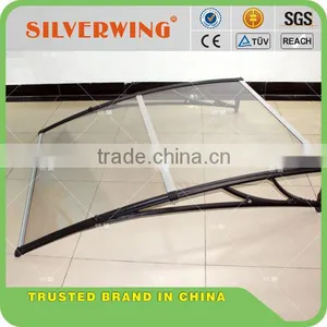 New Arrival 1.5M Assembled PC Polycarbonate Metal Aluminum Awning Celling Brackets for Porch and Window thumbnail-2