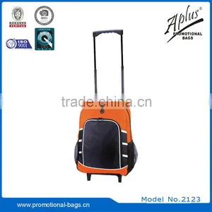 Wholesale Fashion 600D PVC Trolley School Backpackwith Wheels thumbnail-4