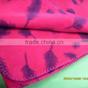 Hot Sales 100% Polyester Fleece Printed Gifts Promotional Blanket thumbnail-4