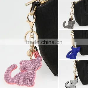 Wholesale Animal Tassel Keychains Car Keychain Bag Leather Keychain thumbnail-3
