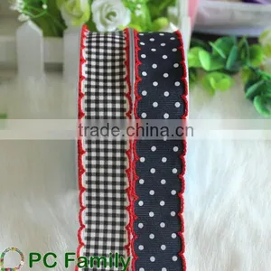 Fashion Trimming High Quality Custom Embroidery Jaquard Ribbon thumbnail-1