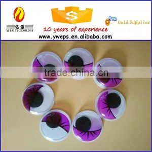 YIPAI Craft Colorful Toy Purple Moving Eyes for Doll Decoration thumbnail-2