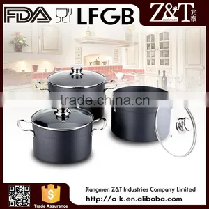 ALUMINUM DURABLE HARD ANODIZED CASSEROLE SET thumbnail-1
