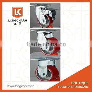 100mm Heavy Duty Swivel Caster Industrial Casters Heavy Duty Caster Wheels Made in China thumbnail-1