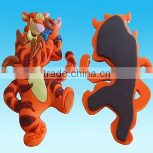 Promotional Lovely Tiger Shape Custom Metal Fridge Magnet thumbnail-1