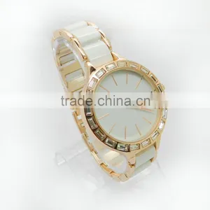 New Arrival Ceramic Crystal Diamond Japan Movt Quartz Watch thumbnail-1