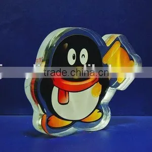 Custom Clear Acrylic Logo Block, Glass Block Board thumbnail-2