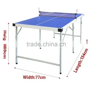 Top Table Tennis Table With Wheels thumbnail-1