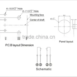 FSR1002 Rotary Switch Long Life Cycle Pulse Rotary Switch With Steady Output thumbnail-3