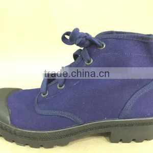 Blue Canvas Training Shoes thumbnail-1