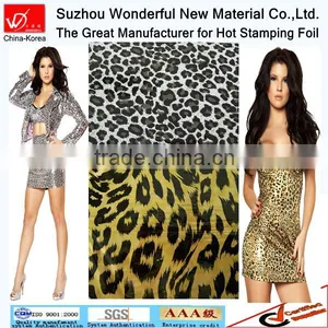 Leopard Design Heat Transfer Color Foil for Fabric & Textile thumbnail-3