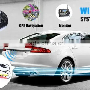 3G Wiring Free Wifi Wireless No Interference WIFI 5.0 Inch Smart 1080P GPS Android 4.4 3G Rearview Mirror Bluetooth Car DVR thumbnail-5