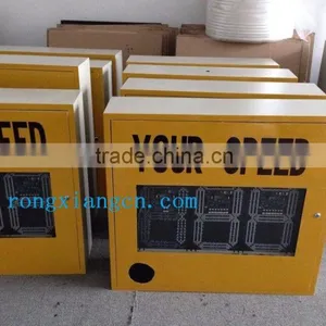 Outdoor Solar Power Radar Speed Sign Portable Traffic Flashing Speed Limit Signs thumbnail-4