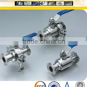 SUS304 Stainless Steel Food Grade Sanitary Ball Valve thumbnail-1