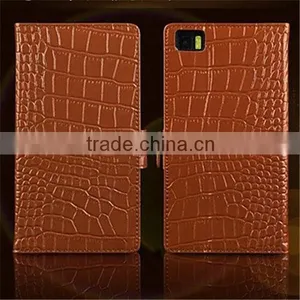 Mobile Cell Phone Case For Xiaomi Mi4 Genuine Leather Full Body Cases Round Dots/Other Case Cover thumbnail-2