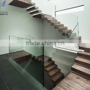 Safety Building Laminated Stair Glass/ Laminated Glass Stair Supplier thumbnail-1