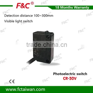 High Quality F&C CR Series Photoelectric Sensors CR-30V IP66 Sensor Switches thumbnail-3