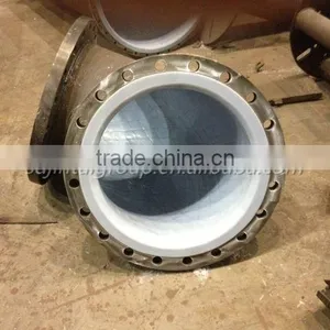 PTFE Lining Roller Coating Steel Pipe Elbow (Direct Manufacturer) thumbnail-1