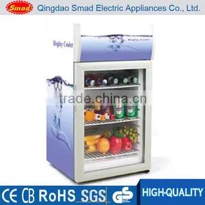 Energy Drink Refrigerator Counter Top Glass Door Mini Fridge Refrigerator thumbnail-4