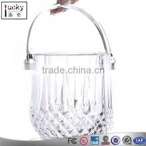 Acrylic Ice Bucket Bar Tong Container Plastic Wine Chiller Cooler thumbnail-2