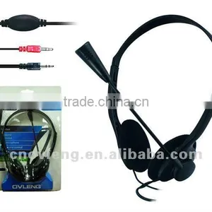 China Cheap Price Call Center Microphone Headphones thumbnail-1