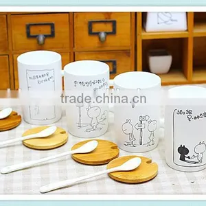 Ceramic R Handle Mug With R Handle for Student thumbnail-2