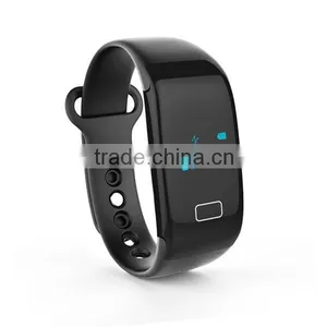 Fitness Pulse Tracker With Heart Rate Monitor Bluetooth Smart Wrist Watch Synic to Android Mobile thumbnail-2