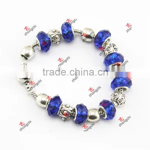 Factory Brass Snake Chain/Glass Bead Chain Jewelry Bracelet thumbnail-1