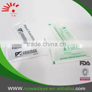 High Quality Alcohol Instant Hand Washing Hand Sanitizer Sachet thumbnail-2