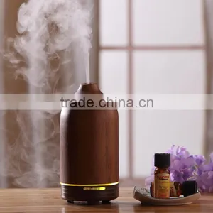 Wood+ABS+PP Aroma Oil Diffuser, Wooden Essential Oil Aroma Diffuser, 100ml Ultrasonic Diffuser Oil With 1 Year Warranty thumbnail-1