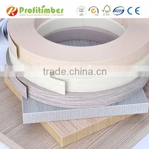 Plastic Wood Finish Edge Banding Tape Furniture PVC Edge Bands thumbnail-1
