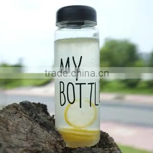 500ml Water Cup Transparent My Bottle / Lemon Juice Bottle / Plastic Water Bottle thumbnail-5