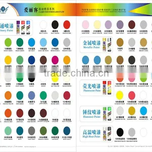 Aeroso Spray Paint Color Chart 400ml More Than 100 Colors thumbnail-1