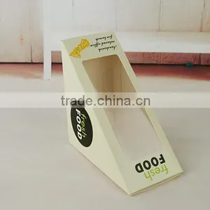 Good Price Yellow Triangle Cardboard Sandwich Boxes Manufacturer Wholesale thumbnail-1