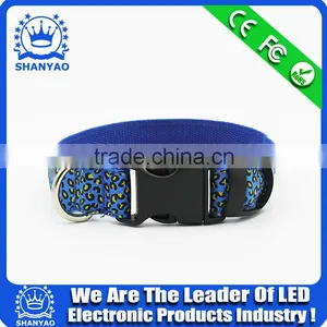 2015 Hot Selling Christmas LED Plastic Pet Trainer Collar With Leopard thumbnail-4