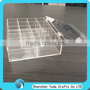 Clear Acrylic Compartment Display Box, Clear Acrylic Box With Dividers,candy Boxes for Sale thumbnail-1