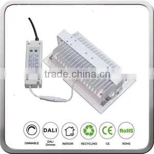 Ceiling Recessed Pandent Mounted 45w 4000LM Rectangular Rotating LED Downlight for Shops With CREE COB Meanwell Driver thumbnail-4